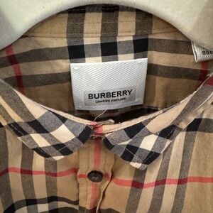 EUC Burberry toddler button down